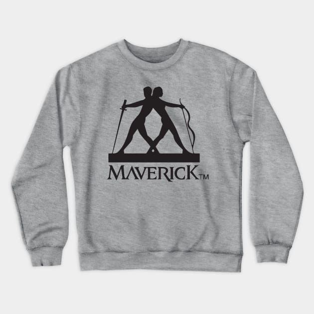 Maverick Records Crewneck Sweatshirt by MindsparkCreative